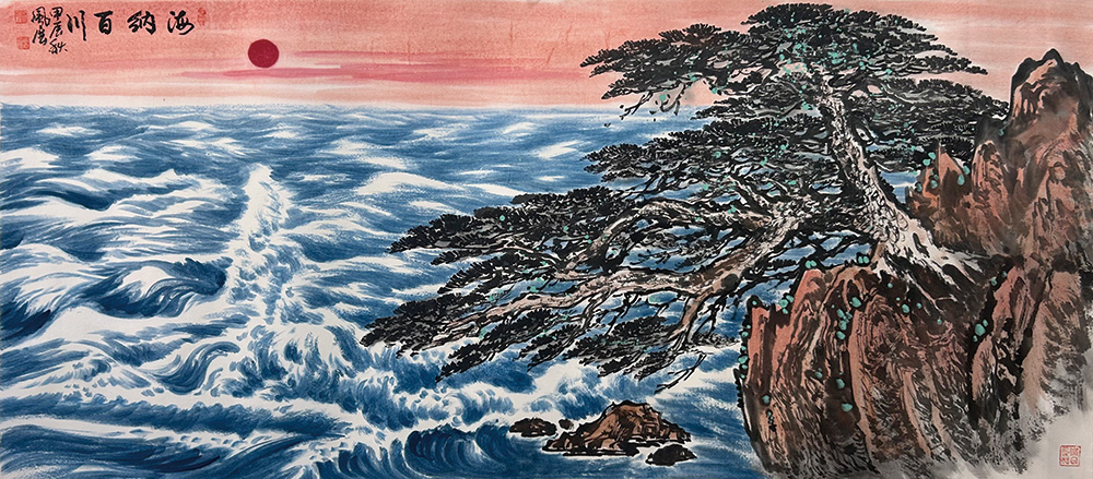 中美协会员窦凤展：“大金书”画集，绘就艺术传奇